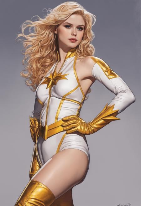 23692-2266354632-erin_moriarty in a superhero pose, starlight_costume, comic book illustration by ( Catherine Hyde ) and Hajime Sorayama ) and Be.png